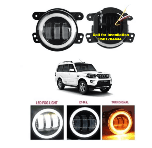 Mahindra Scorpio LED Fog Light Unit Bulb Included