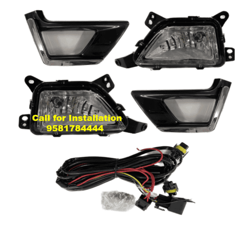 Fog Light For Mahindra XUV 300 With Bulb Complete Kit
