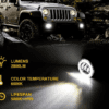 Mahindra Xylo Car LED Fog Light Unit Waterproof - Image 3