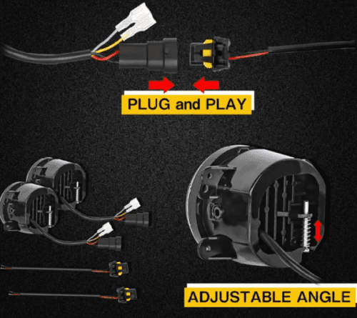 Mahindra Xylo Car LED Fog Light Unit Waterproof - Image 4