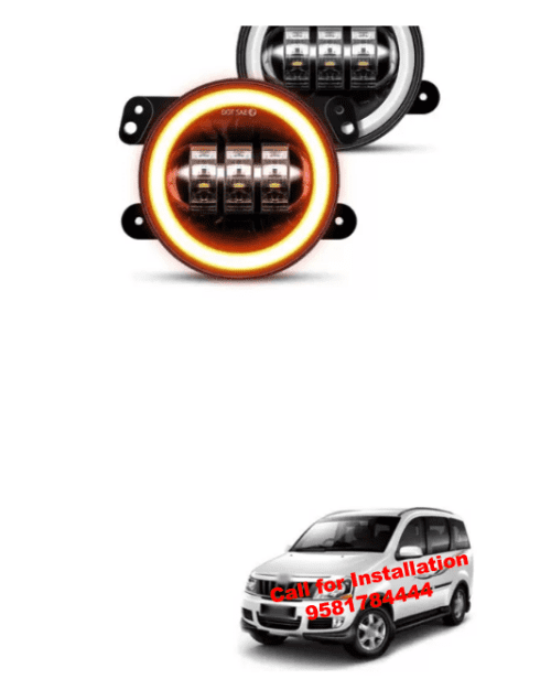 Mahindra Xylo Car LED Fog Light Unit Waterproof