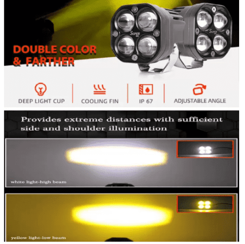 Waterproof Car LED Fog Lamp Unit for Mahindra Xylo - Image 3