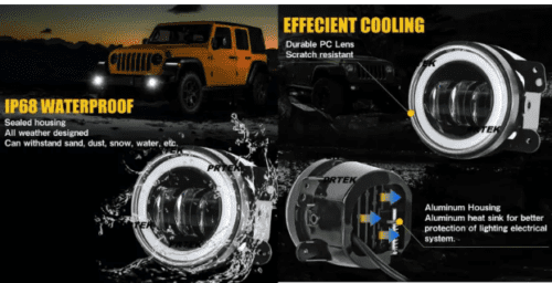 Chevrolet Beat Car LED Fog Light Waterproof Fog Lamp - Image 4
