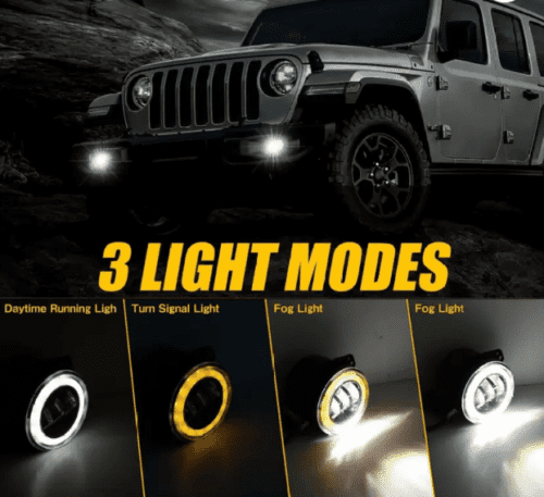 Chevrolet Enjoy 4 Inch LED Fog Light Unit - Image 4