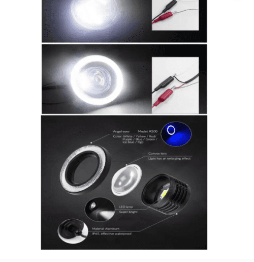Chevrolet Enjoy  Angel Eye LED Fog Lamp Unit - Image 3