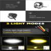 Twin Mini LED Lights Amber and White For KIA Seltos - Image 2
