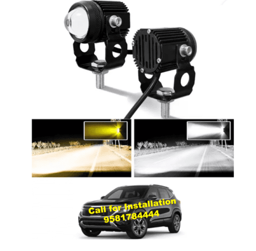Twin Mini LED Lights Amber and White For KIA Seltos