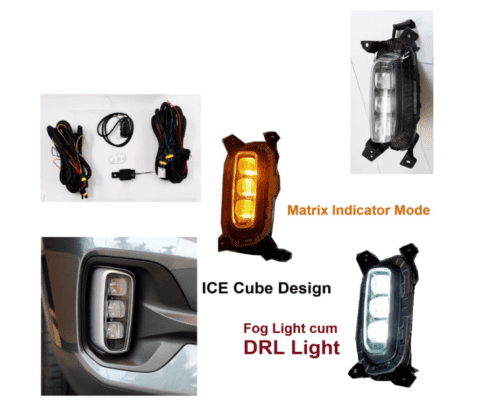 Fog Light 3 Led Ice Cube DRL for Kia Seltos - Image 2