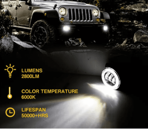 Honda Amaze Car Waterproof LED Fog Lamp Unit - Image 5