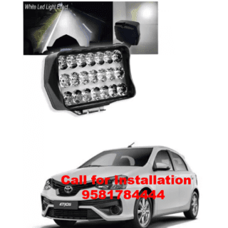 21 Led White Fog Light For Toyota Etios Car