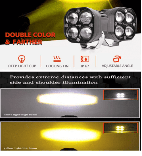 Toyota Fortuner LED Fog Light Unit Fog Lamp - Image 4