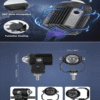Twin Mini LED Lights High Beam For Glanza Toyota - Image 2
