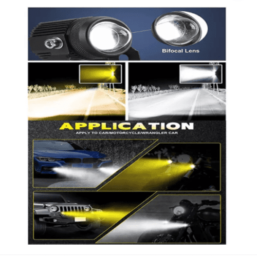 Twin Mini LED Lights High Beam For Glanza Toyota - Image 4