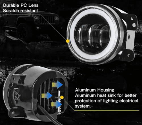 Ford Ecosport LED Fog Light Unit Dual Color - Image 4