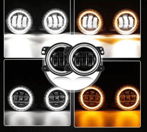 Dual Color LED Fog Light for Ford FIGO Aspire - Image 2