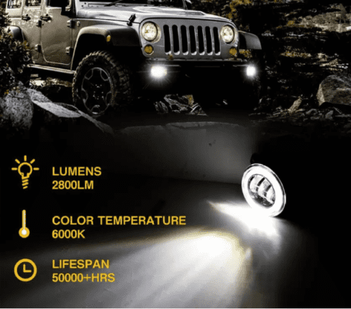 Dual Color LED Fog Light Unit for Ford Fiesta - Image 3