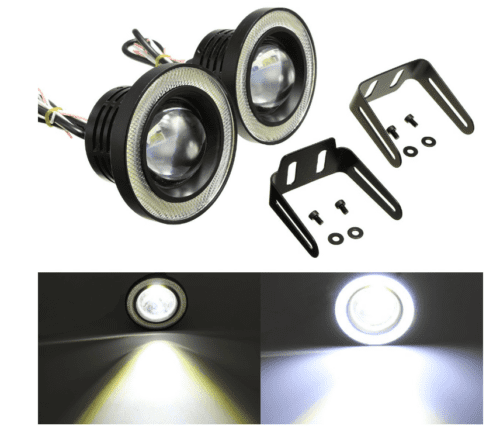 Car LED Fog Lights Eye Ring For Ford Figo - Image 2