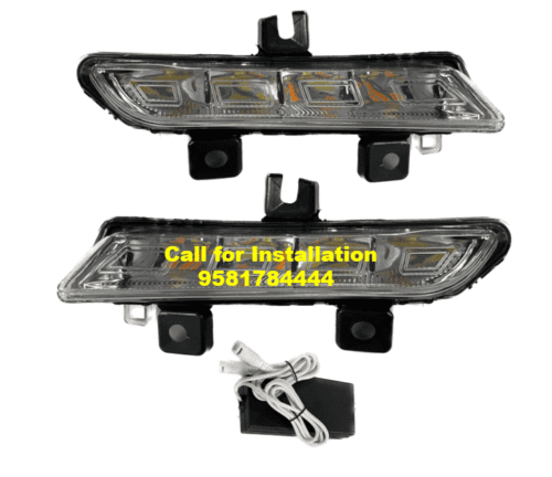 Fog Light DRL Set For Renault Triber With Turn Indicator
