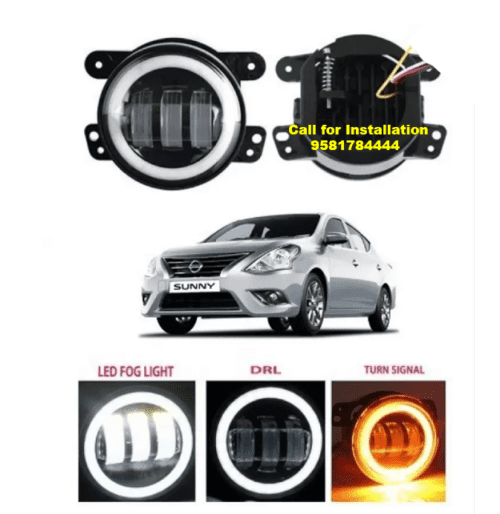 Nissan Sunny Car Waterproof LED Fog Light Unit