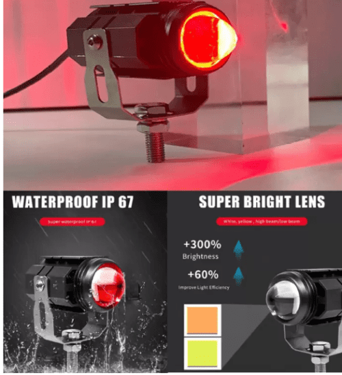 Waterproof LED Fog Light Unit for Skoda Rapid - Image 3