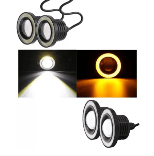 Angel Eye LED Fog Light Unit for Skoda Fabia Car - Image 3