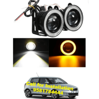Angel Eye LED Fog Light Unit for Skoda Fabia Car