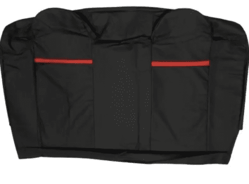Leather Car Seat Cover For Maruti Alto 800 Black-Red Color - Image 6