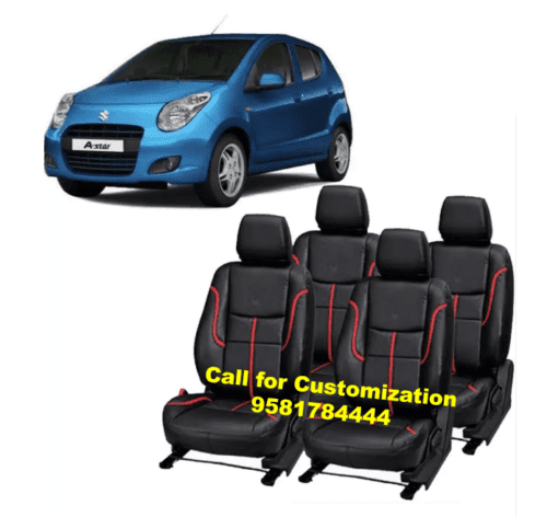 PU Leather Car Seat Cover For Maruti A-Star 4 Seater