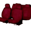 Maruti A-Star Cotton Car Seat Cover 4 Seat Maroon Color - Image 2