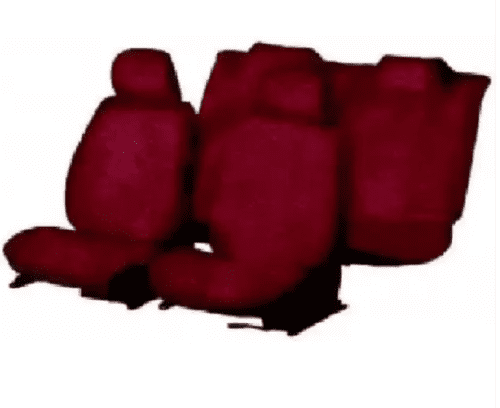 Maruti A-Star Cotton Car Seat Cover 4 Seat Maroon Color - Image 2