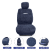 Cotton Fabric Car Seat Covers Compatible with Maruti Brezza - Image 3