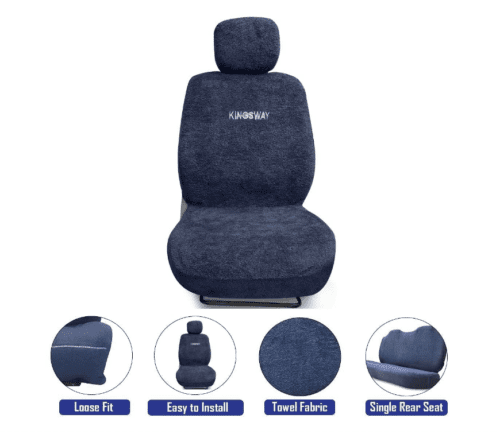 Cotton Fabric Car Seat Covers Compatible with Maruti Brezza - Image 3