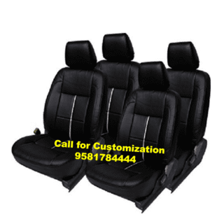 Car Seat Covers Set for Maruti Baleno Black Color