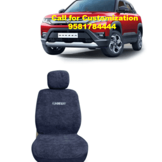 Cotton Fabric Car Seat Covers Compatible with Maruti Brezza