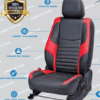 Car Seat Cover For Maruti Celerio Leather Black-Red Color - Image 3
