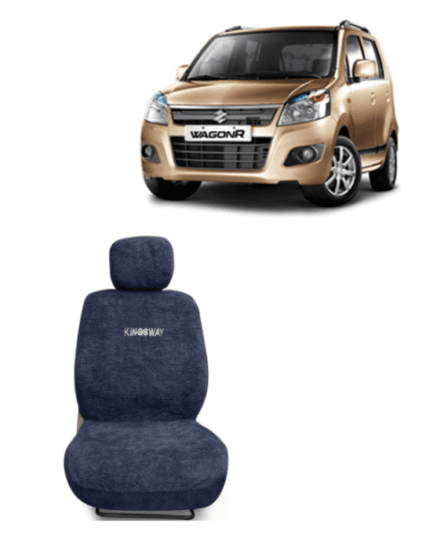 Towel Cotton Fabric Car Seat Covers Compatible with Maruti Wagon-R - Image 6