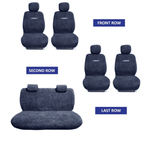 Towel Fabric Car Seat Covers Compatible with Maruti XL6 - Image 2