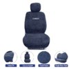 Towel Fabric Car Seat Covers Compatible with Maruti XL6 - Image 3