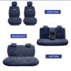 Towel Fabric Car Seat Covers Compatible with Hyundai Alcazar - Image 2