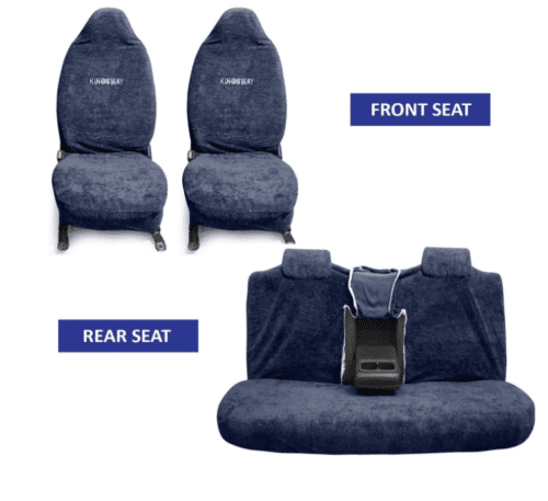 Towel Fabric Car Seat Covers Compatible with Hyundai Aura - Image 2