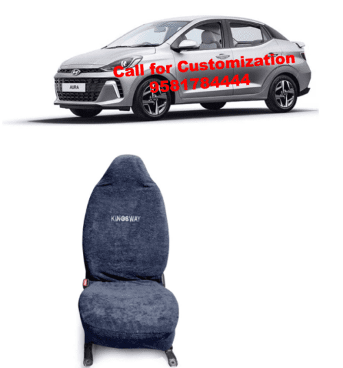 Towel Fabric Car Seat Covers Compatible with Hyundai Aura