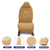Hyundai Eon Car Cotton  Fabric Seat Covers Compatible - Image 3