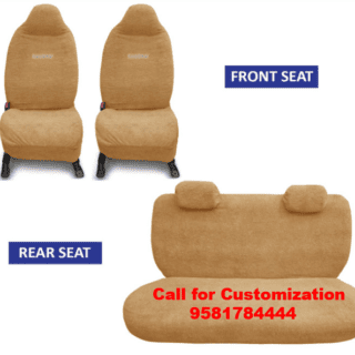 Hyundai Eon Car Cotton Fabric Seat Covers Compatible