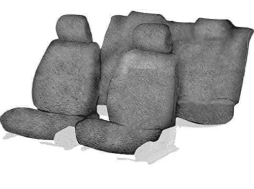 Hyundai i20 Car Cotton Seat Cover Grey Color - Image 2