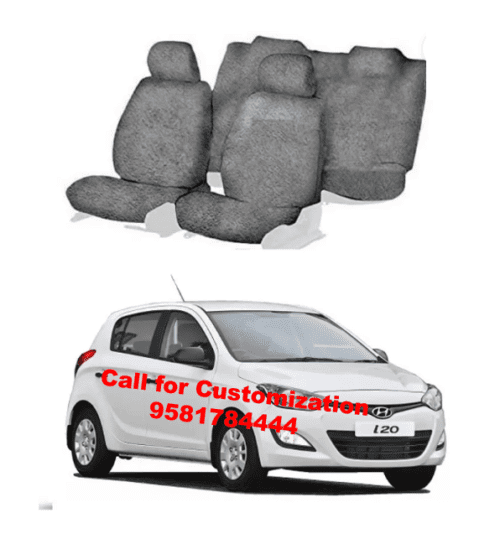 Hyundai i20 Car Cotton Seat Cover Grey Color