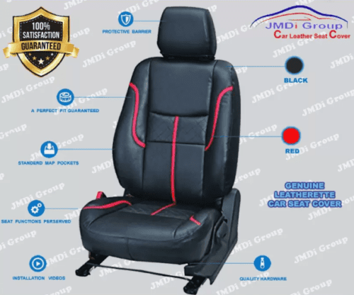 Premium Leather Car Seat Cover For Hyundai Grand i10 NIOS - Image 3
