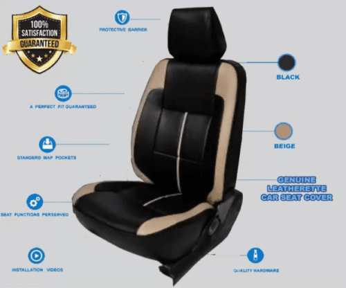 Hyundai Grand i10 NIOS Car PU Leather Seat Cover - Image 2