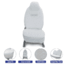 Hyundai Grand I10 Nios Car Towel Fabric Seat Covers - Image 3