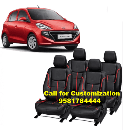 Premium Leather Car Seat Cover For Hyundai Santro