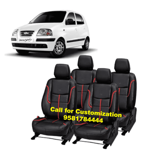 Premium Leather Car Seat Cover For Hyundai Santro Xing